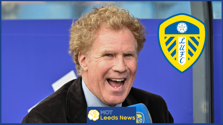 Will Ferrell, Leeds United badge