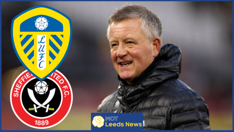 Chris Wilder, Leeds United badge, Sheffield United badge