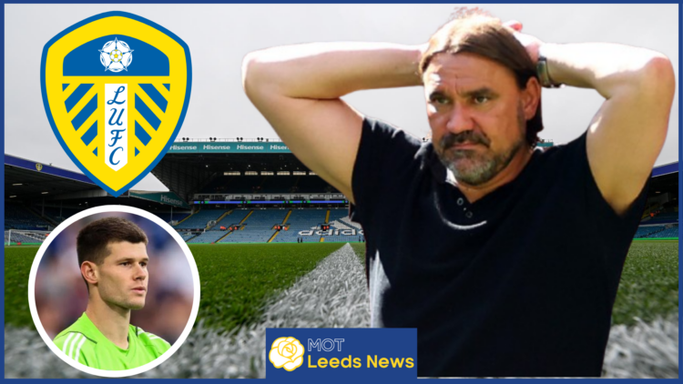 Daniel Farke, Illan Messlier, Leeds United badge