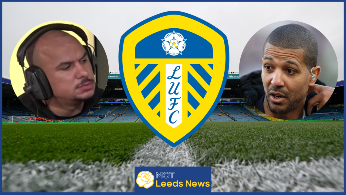 Gabriel Agbonlahor, Jermaine Beckford, Leeds United badge