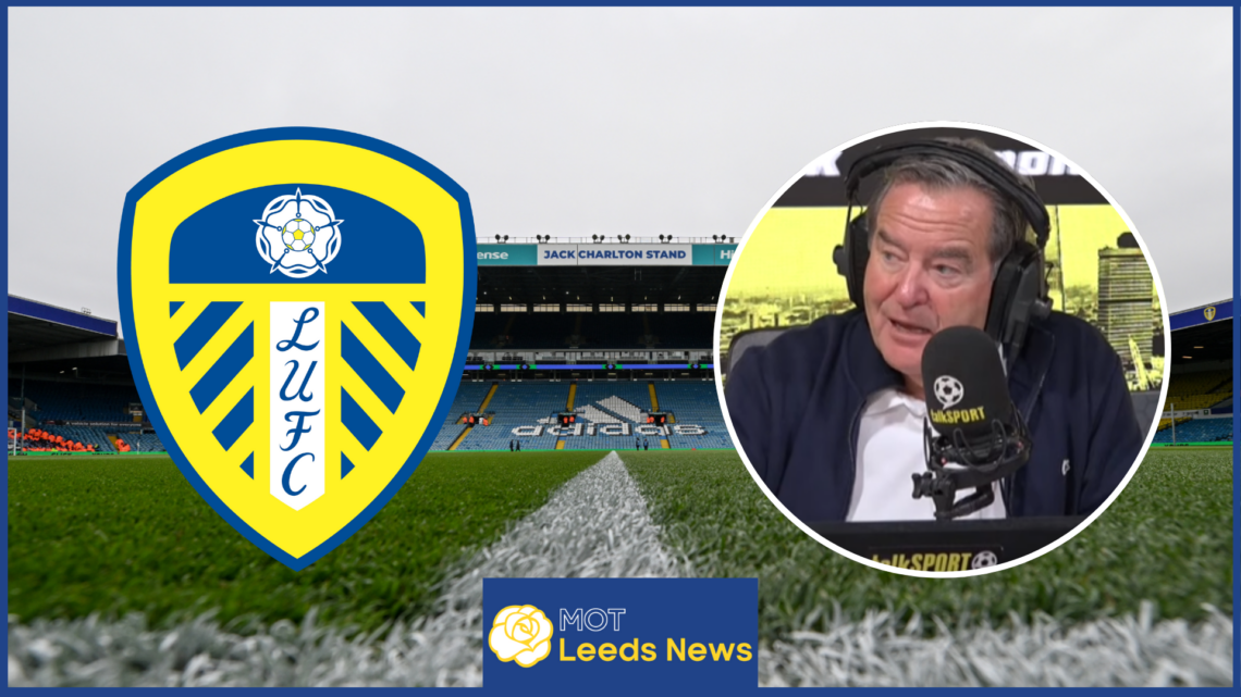 Jeff Stelling, Leeds United badge