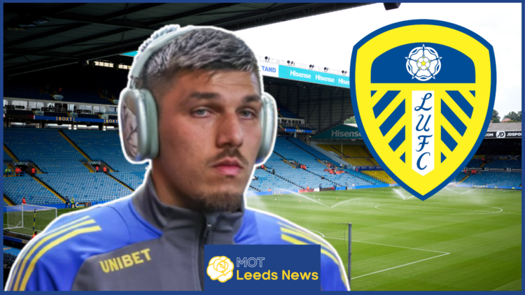 Joel Piroe, Leeds United badge