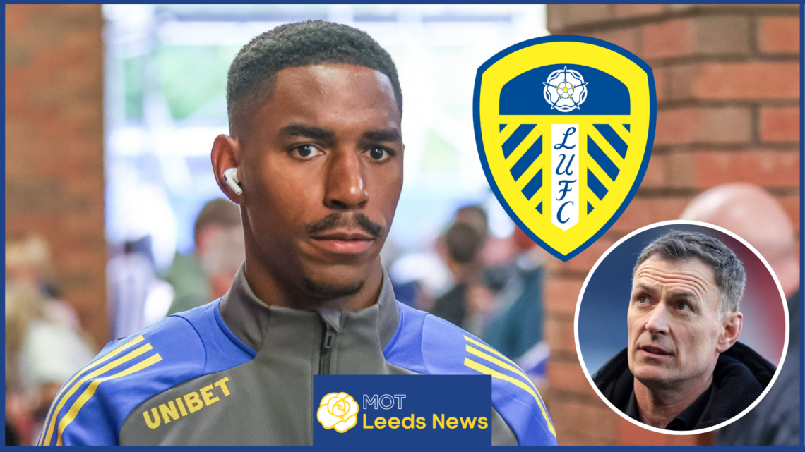 Junior Firpo, Chris Sutton, Leeds United badge
