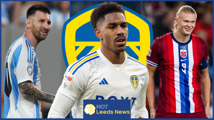 Leeds United Messi Firpo Haaland