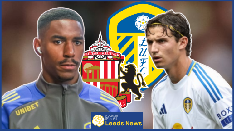 Leeds United Sunderland Junior Firpo Brenden Aaronson
