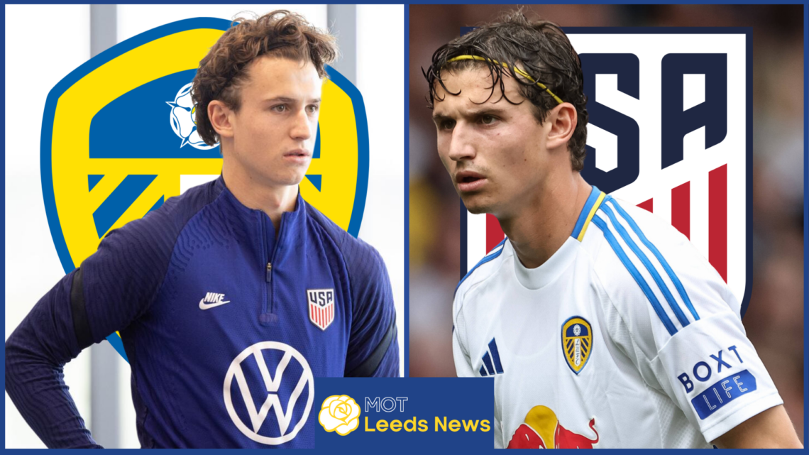 Leeds United USMNT Aaronson