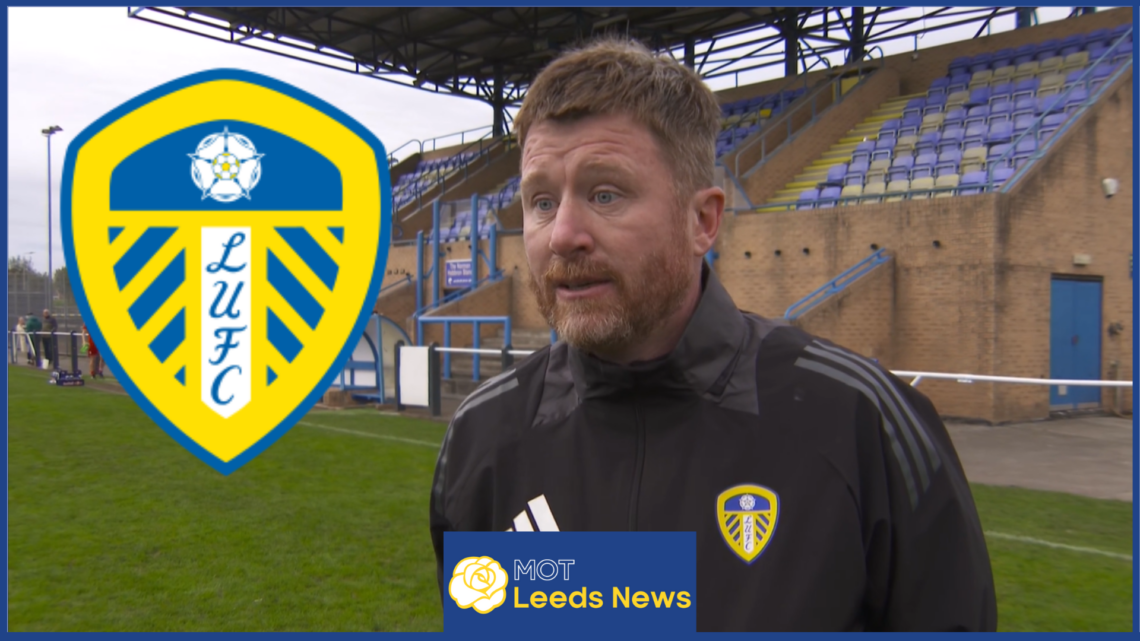 Picture of Leeds United Women manager Simon Wood.