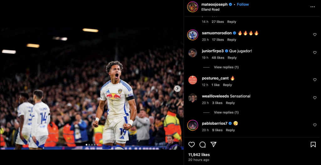 Mateo Joseph Leeds United Junior Firpo