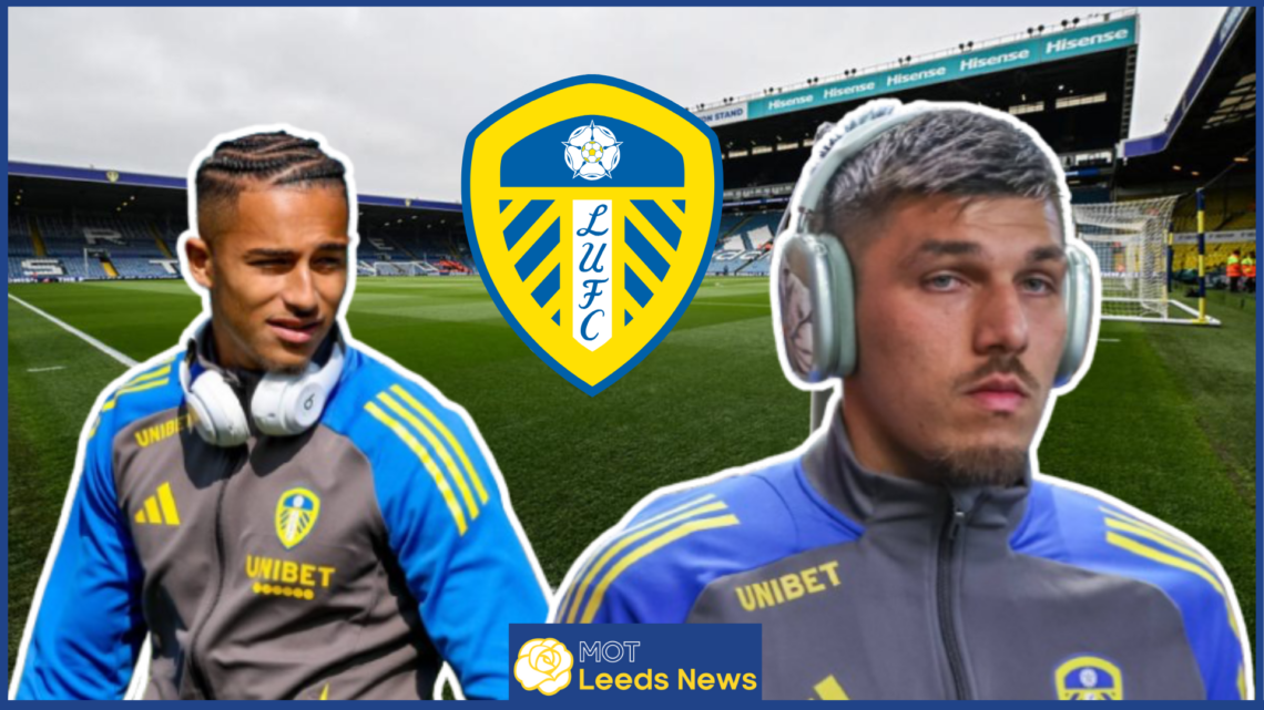 Mateo Joseph Joel Piroe Leeds United badge