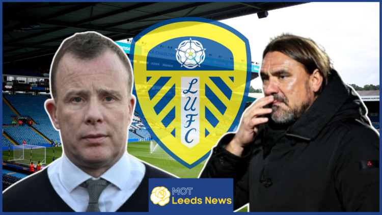 Angus Kinnear, Daniel Farke, Leeds United badge