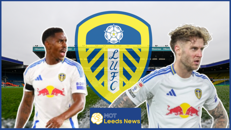 Junior Firpo, Joe Rodon, Leeds United badge