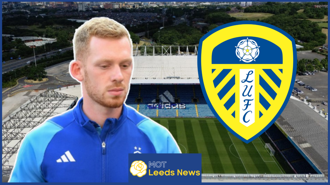 Lewis O'Brien, Leeds United badge