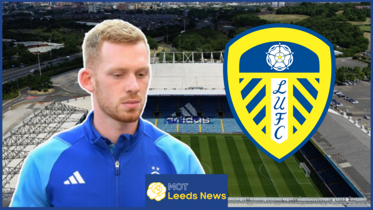 Lewis O'Brien, Leeds United badge