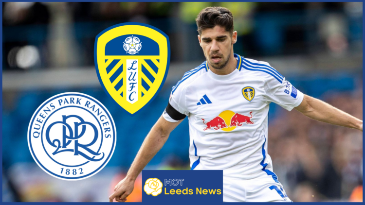Manor Solomon, Leeds United badge, QPR badge