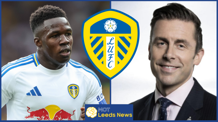 Wilfried Gnonto, David Prutton, Leeds United badge