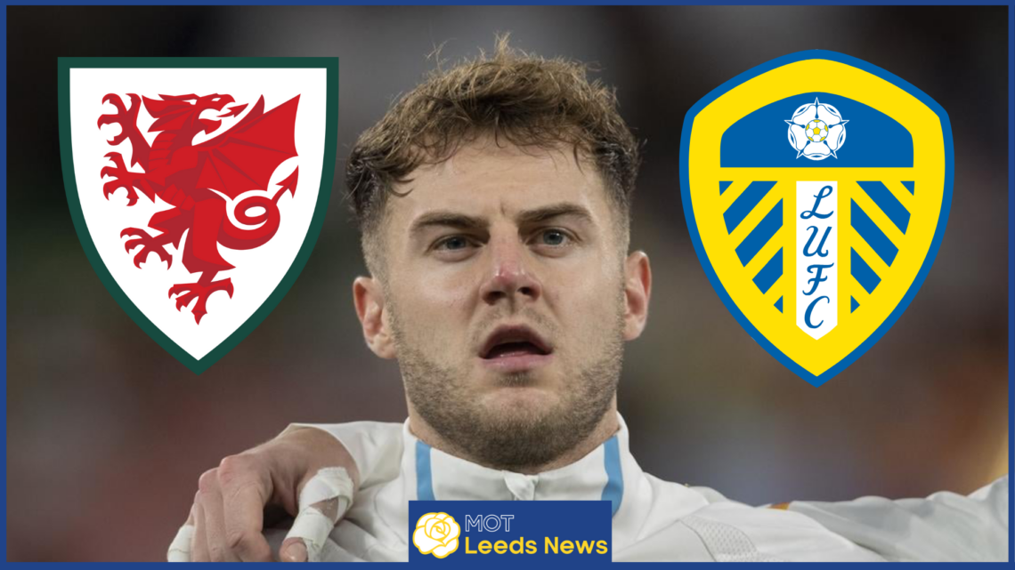 Joe Rodon Leeds United Wales badges