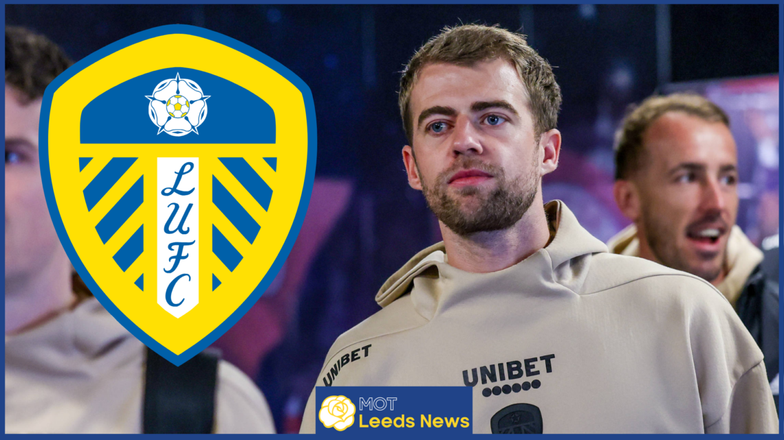 Leeds United badge, Patrick Bamford