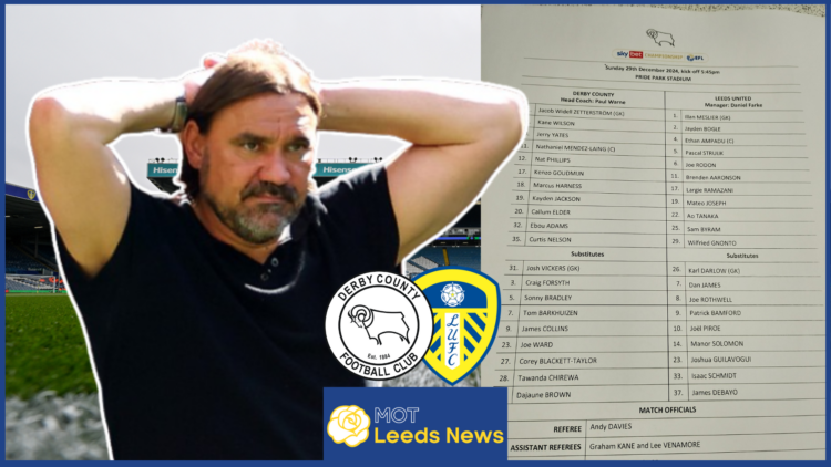 Daniel Farke, Derby County badge, Leeds United badge