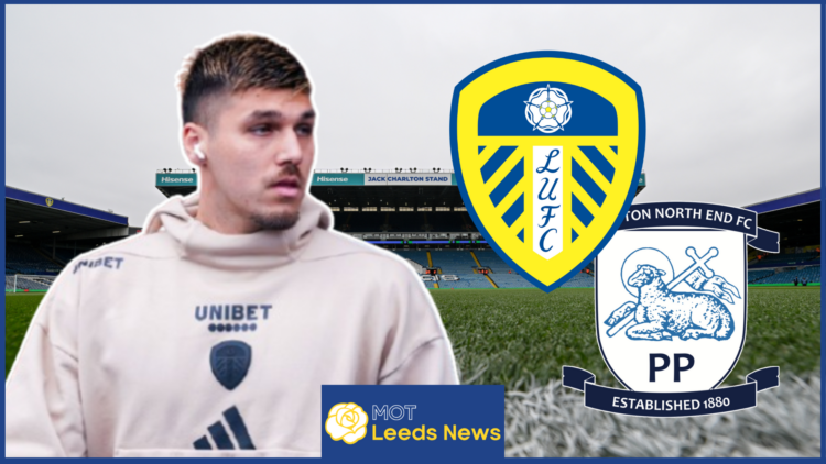 Joel Piroe, Leeds United badge, Preston badge