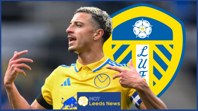 Leeds United badge, Ethan Ampadu