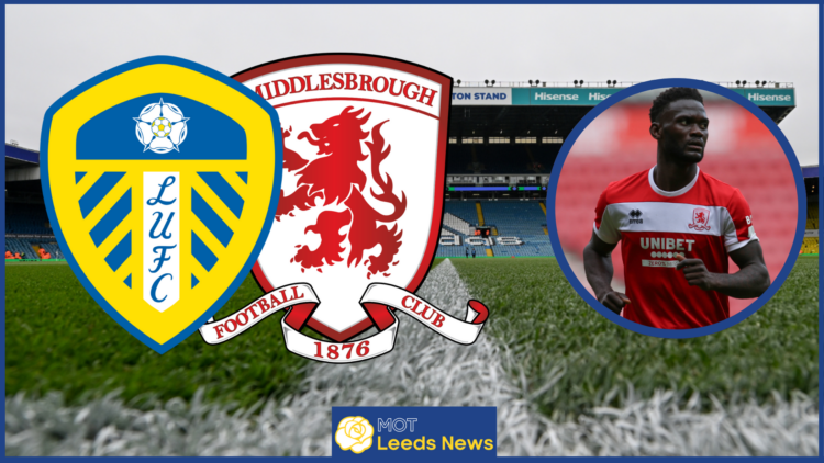 Leeds United Middlesbrough striker Emmanuel Latte Lath