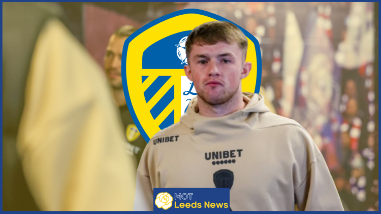 Leeds United striker Joe Gelhardt