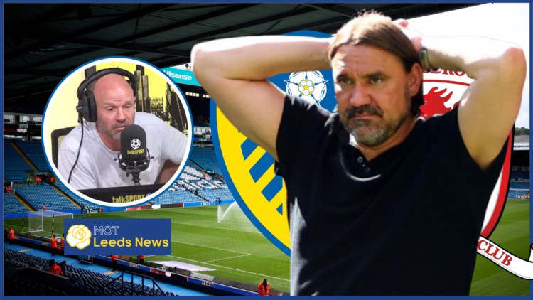 Daniel Farke, Danny Mills, Leeds badge, Middlesbrough badge