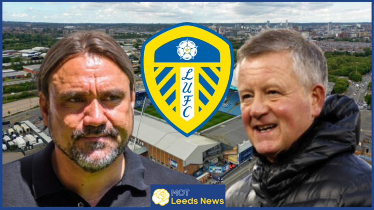 Daniel Farke Chris Wilder Leeds United badge