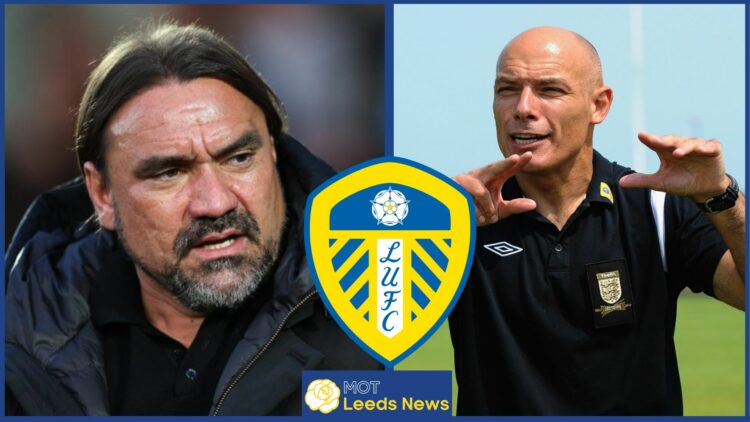 Daniel Farke, Leeds United badge, Howard Webb