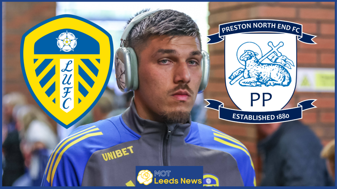 Joel Piroe Leeds United Preston badges