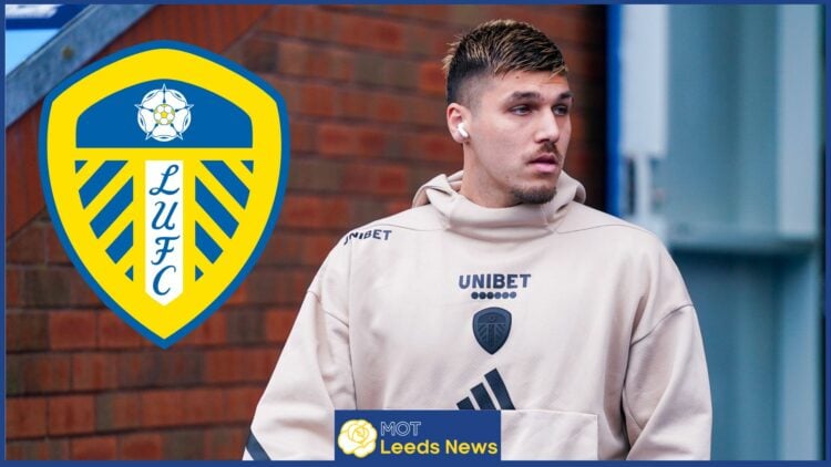 Joel Piroe, Leeds United badge