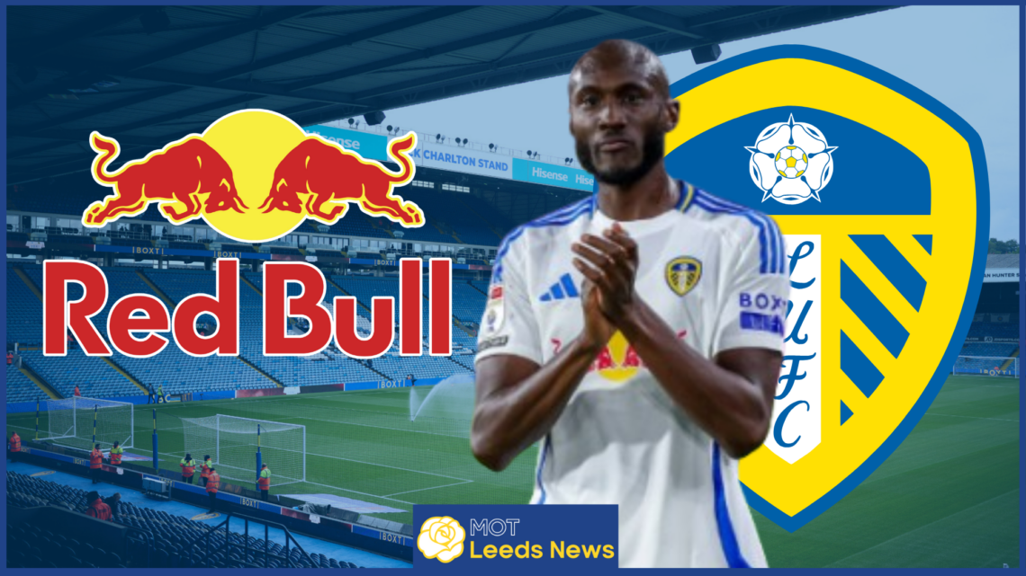 Josuha Guilavogui, Leeds United badge, Red Bull logo
