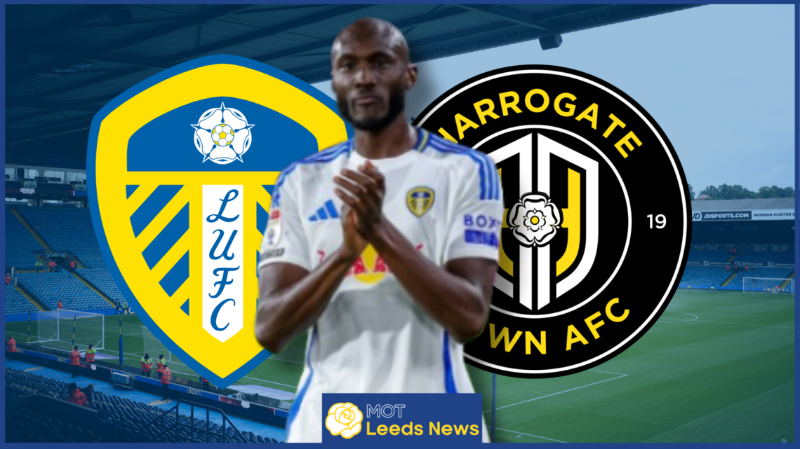 Josuha Guilavogui, Leeds United badge, Harrogate Town badge