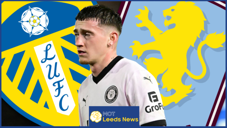 Leeds United badge Aston Villa Barry