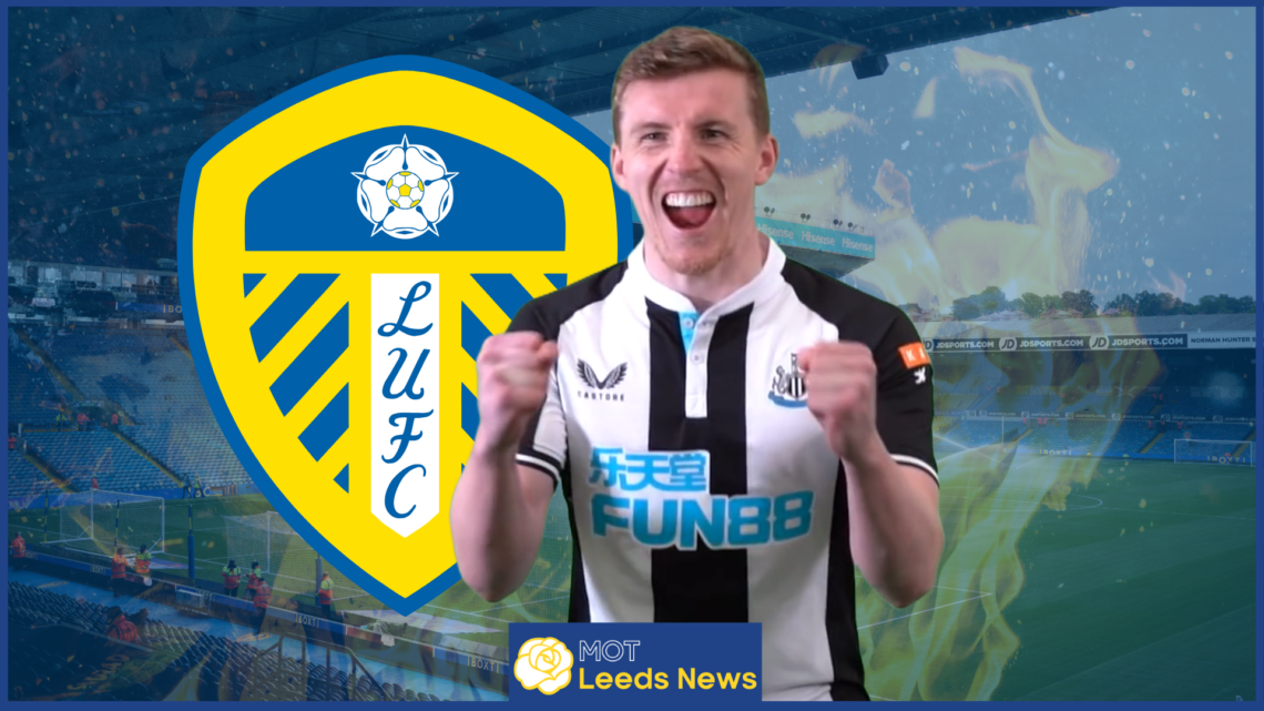 Matt Targett, Leeds United badge