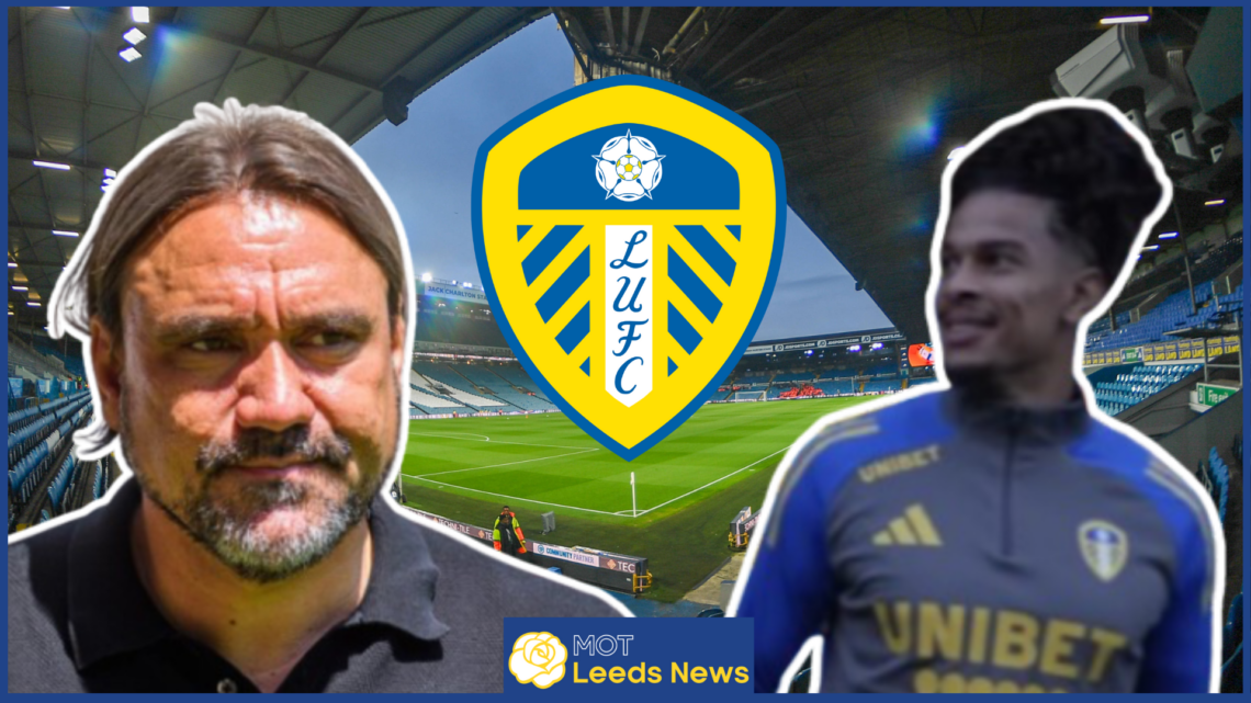 Daniel Farke Isaac Schmidt Leeds United badge