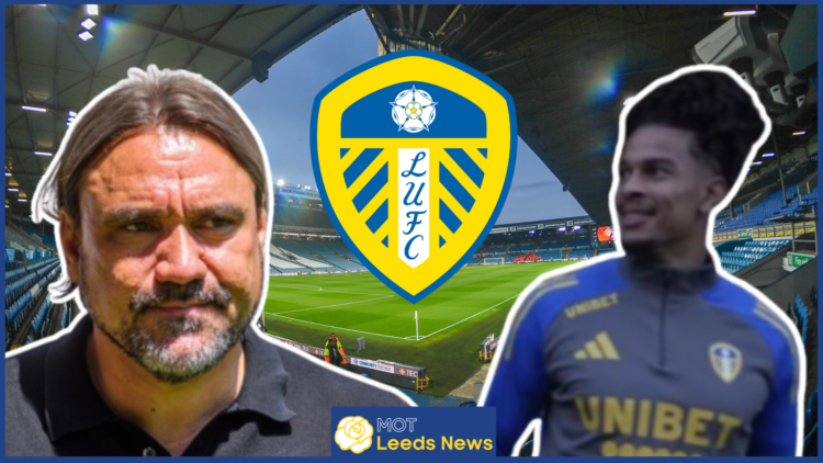 Daniel Farke Isaac Schmidt Leeds United badge
