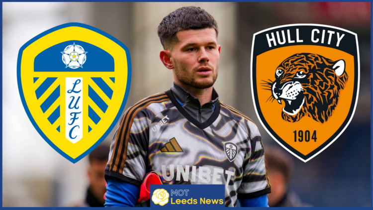 Illan Meslier Leeds United Hull City badges