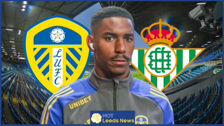 Junior Firpo Leeds United Real Betis badges