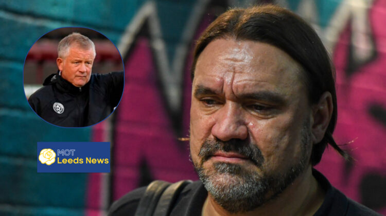 Leeds United manager Daniel Farke and Chris Wilder.