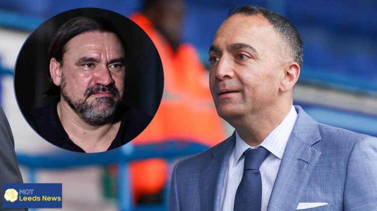 Leeds United CEO Paraag Marathe and Daniel Farke