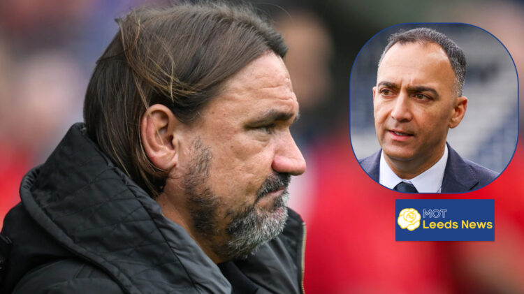 Leeds United manager Daniel Farke and Paraag Marathe