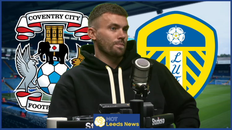 Stuart Dallas, Coventry City badge, Leeds United badge