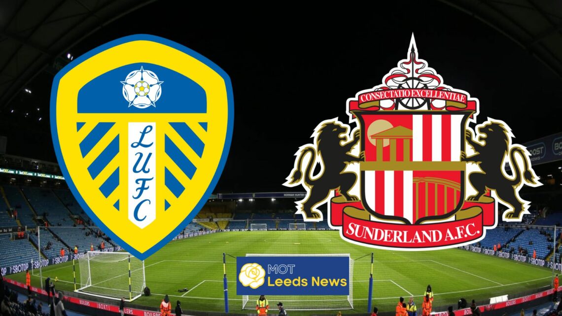 Leeds United badge, Sunderland badge, Elland Road