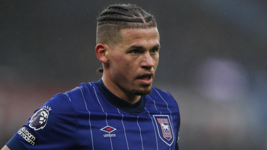 Former Leeds United midfielder Kalvin Phillips on loan at Ipswich Town