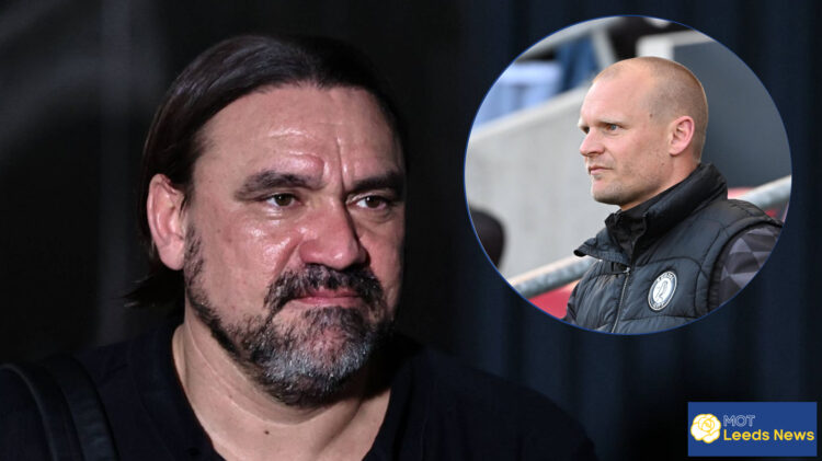 Leeds United manager Daniel Farke and Bristol City boss Liam Manning