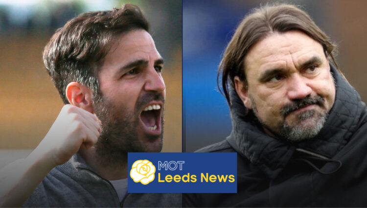 Cesc Fabregas and Daniel Farke