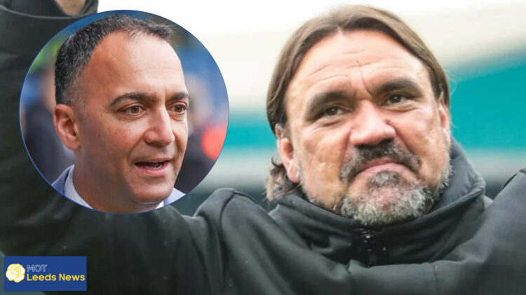 Leeds United manager Daniel Farke and Paraag Marathe