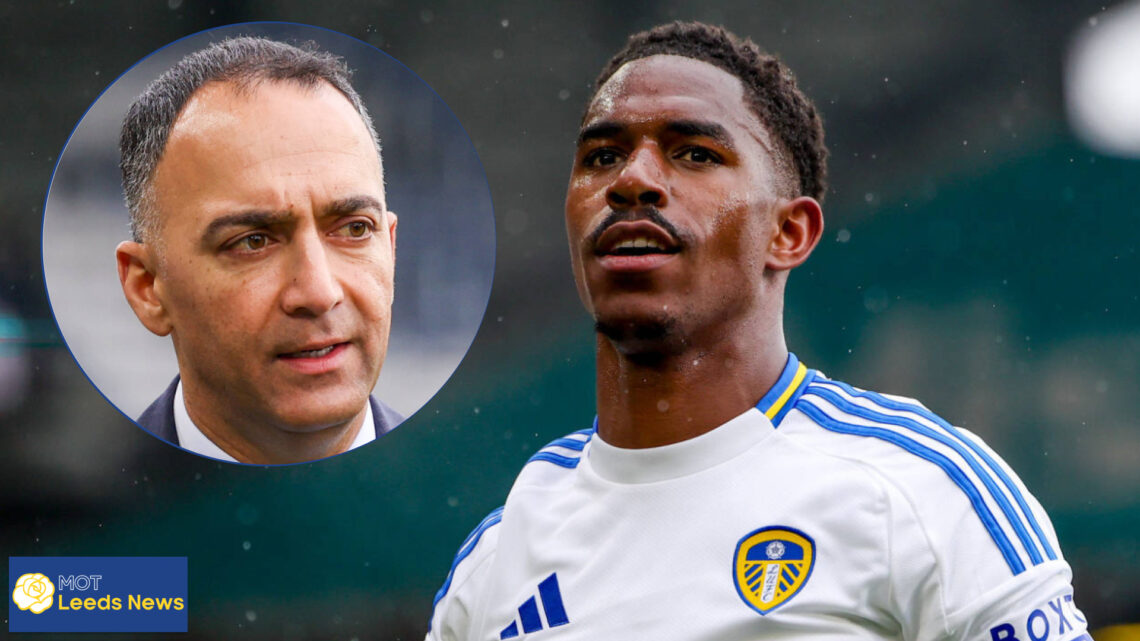 Leeds United defender Junior Firpo and Paraag Marathe