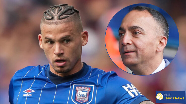 Leeds United chief Paraag Marathe and Kalvin Phillips on loan at Ipswich Town
